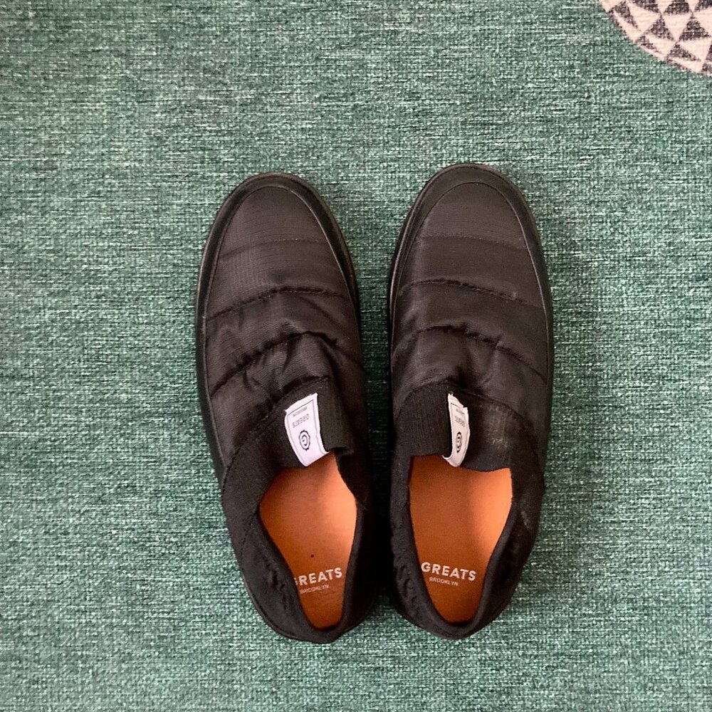 Greats Brooklyn Slip-On Textile Shoes Men’s Size US 12, Black